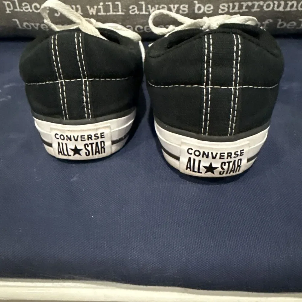 Size 5 (GS) - Converse Chuck Taylor All Star OX Low Black - 3J235C